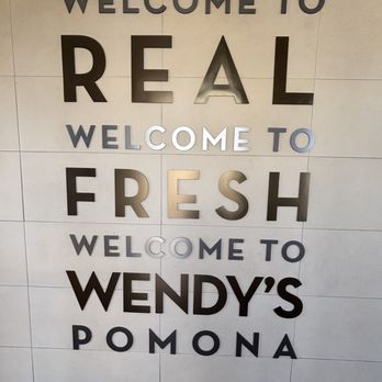 Wendy's - Welcome in signage. - Burgers Near Me - Pomona, California Wendy's - Welcome in signage. - Burgers Near Me - Pomona, California