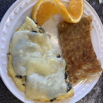 Rock & Roll Diner - Mushroom and Cheese Omelette Breakfast. Horrible! - Diners Near Me - Oceano, California Rock & Roll Diner - Mushroom and Cheese Omelette Breakfast. Horrible! - Diners Near Me - Oceano, California