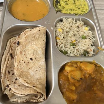 Sattvik Foods - Mini Thali- really good - Indian Near Me - San Diego, California
