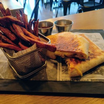 The Local Press - ~ Chicken Quesadilla and Sweet Potato Fries ~ - Salad Near Me - Park, New York