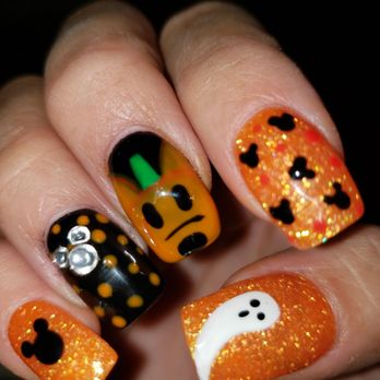 Midtown Nail Lounge - These are the disney halloween theme nails i asked for. Love them.. - Nail Salons Near Me - Phoenix, Arizona Midtown Nail Lounge - These are the disney halloween theme nails i asked for. Love them.. - Nail Salons Near Me - Phoenix, Arizona