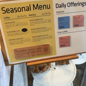 Good Coffee - Slabtown - Seasonal menu - November 2025 - Coffee & Tea Near Me - Portland, Oregon