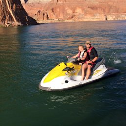 Beautiful Lake Powell on great jet skis