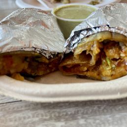 Kati roll no cheese.