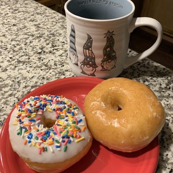 Choi's Donuts - a cup of coffee and a doughnut - Donuts Near Me - Dallas, Texas