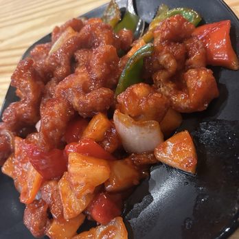 Mama Lu's Dumpling House - SWEET AND SOUR CHICKEN (Tray) - Dim Sum Near Me - Tustin, California Mama Lu's Dumpling House - SWEET AND SOUR CHICKEN (Tray) - Dim Sum Near Me - Tustin, California
