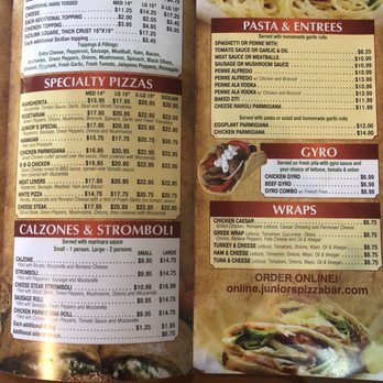 Juniors Pizza & Subs - Sandwiches Near Me - Boynton Beach, Florida
