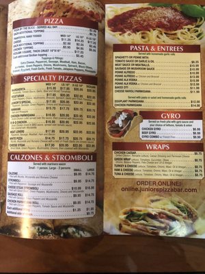 Menu photo 3 Juniors Pizza & Subs Boynton Beach, FL