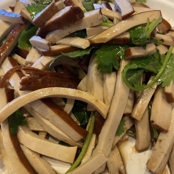 Super Juicy Dumplings - Cold tofu cilantro salad - Dim Sum Near Me - Brea, California Super Juicy Dumplings - Cold tofu cilantro salad - Dim Sum Near Me - Brea, California