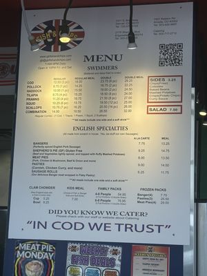 Menu photo 1 GB Fish & Chips Edgewater, CO