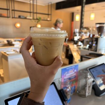 Civil Goat Coffee - 10 oz iced cappuccino - Coffee & Tea Near Me - Austin, Texas