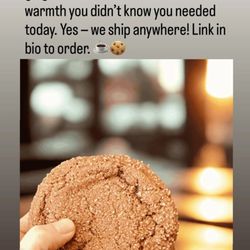 Sip and Ship - Also this screenshot from IG. Love big cookies (3/2/26).