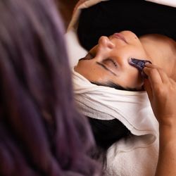 More Today - Gua Sha helps to provide lymphatic drainage and reduce puffiness (did we mention it's super relaxing?)