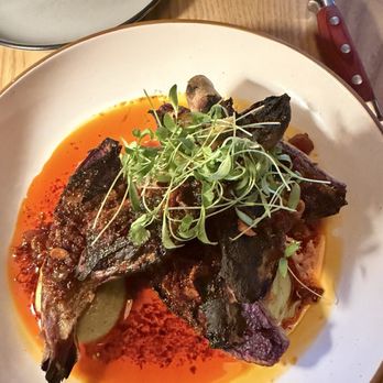 Sylva - Japanese sweet potato. Lil on the crispier side for my liking. But still was good. - New American Near Me - Tahoe City, California