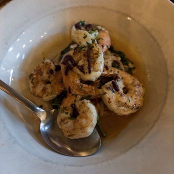 Anteprima - Wood grilled shrimp with orzo, capers - Italian Near Me - Chicago, Illinois Anteprima - Wood grilled shrimp with orzo, capers - Italian Near Me - Chicago, Illinois