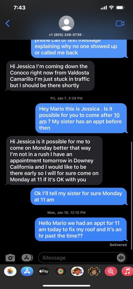 Slide of Robles Roofing