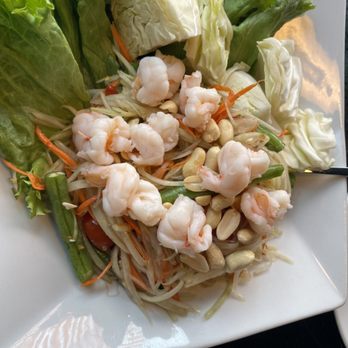 Moom 48 Thai - Papaya Salad with Shrimp - Asian Fusion Near Me - Pasadena, California Moom 48 Thai - Papaya Salad with Shrimp - Asian Fusion Near Me - Pasadena, California