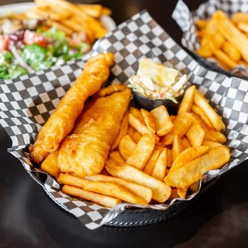 Chicago Pub & Billiards - two baskets of fish and chips - Sports Bars Near Me - Kitchener, Ontario