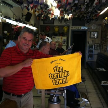 Country Clipper Barber Shop - Maury welcomes ALL Steeler fans. Showing his Steeler pride again! - Barbers Near Me - Chandler, Arizona Country Clipper Barber Shop - Maury welcomes ALL Steeler fans. Showing his Steeler pride again! - Barbers Near Me - Chandler, Arizona