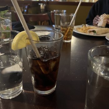 Mozaic - Both were cokes, one was watered down, the other wasn't and given a lemon. - Mediterranean Near Me - Santa Cruz, California Mozaic - Both were cokes, one was watered down, the other wasn't and given a lemon. - Mediterranean Near Me - Santa Cruz, California