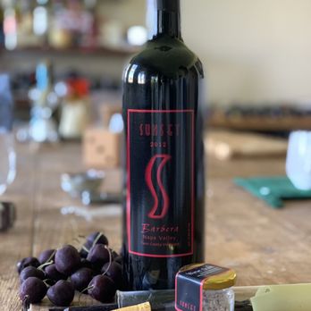 Sunset Cellars - Sunset's flagship wine: Barbera. Dark cherry, plum, a touch of vanilla and leather. - Wineries Near Me - Fairfield, California