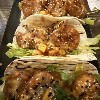 At Elm St Grill - Shrimp Tacos - New American Near Me - Greensboro, North Carolina
