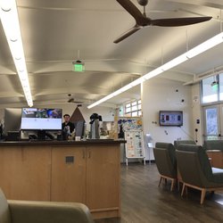 Silverado Library - The inside of the one long main room in the renovated but tiny Silverado Library.