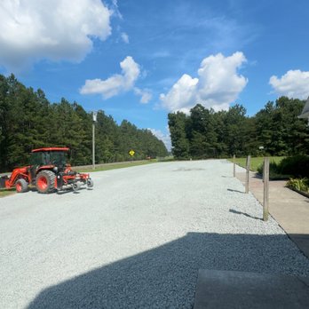 Herring creek land solutions llc - Gravel parking lot that our team had completed for a local church. - Excavation Services Near Me - Aylett, Virginia Herring creek land solutions llc - Gravel parking lot that our team had completed for a local church. - Excavation Services Near Me - Aylett, Virginia
