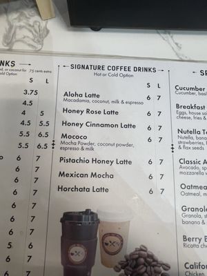 Menu photo 2 Coffeentalk San Diego, CA