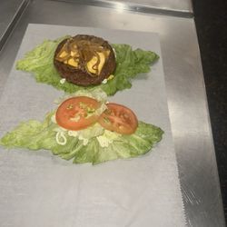 Beyond burger on lettuce wrap!