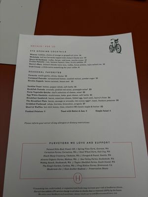 Menu photo 6 Harry's Fine Foods Seattle, WA