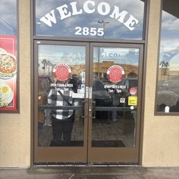 The Entrance to the Restaurant.