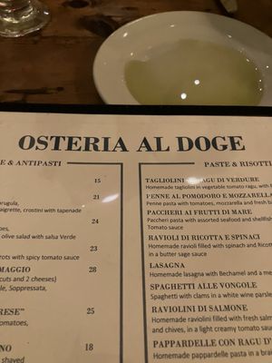 Menu photo 3 Osteria Al Doge New York, NY Menu photo 3 Osteria Al Doge New York, NY