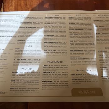 500 Noches - Menu 1: 7/2026. - Bars Near Me - Mérida, YUC