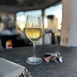 Chardonnay, La Crema Chardonnay at the outdoor gazebo bar