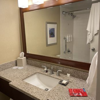 Denver Marriott West - Bathroom is pretty small - Hotels Near Me - Golden, Colorado