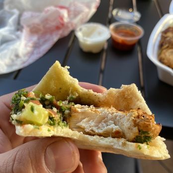Siraj’s Shawarma - Chicken kebeb, tabouli, garlic+hot sauce in. Pita bread. - Mediterranean Near Me - Whittier, California Siraj’s Shawarma - Chicken kebeb, tabouli, garlic+hot sauce in. Pita bread. - Mediterranean Near Me - Whittier, California