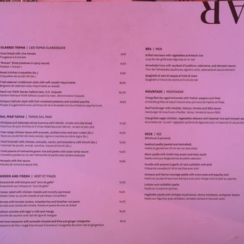 Sal Mar - Menu - Restaurants Near Me - Barcelona, B