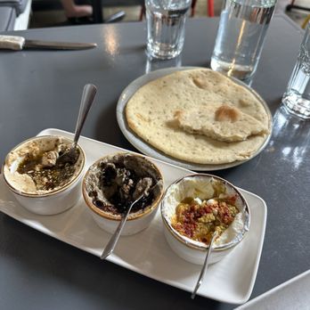 Ciudad - Yummy dips with flat bread - Tapas/Small Plates Near Me - Seattle, Washington