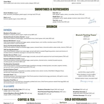 True Food Kitchen - Brunch Menu - New American Near Me - Tucson, Arizona