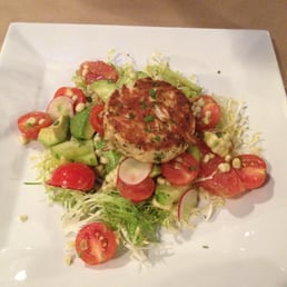 Photo of Dancing Crab - Washington, DC, United States. crab cake salad. best ive ever had