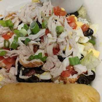 Murray Bros Caddyshack - Hack salad. The breadstick was not exciting as it tasted like it was a frozen one. - American Near Me - St. Augustine, Florida
