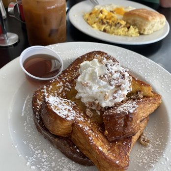 Mama's Boy - Georgia Peach French Toast, and the Bacon, Egg, and Cheese Scrambler - Southern Near Me - Athens, Georgia