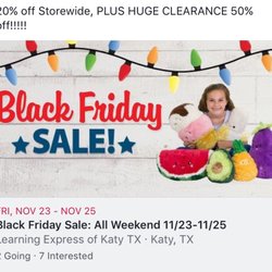 Learning Express Toys - Don't miss our amazing Black Friday sale- will last all weekend long!