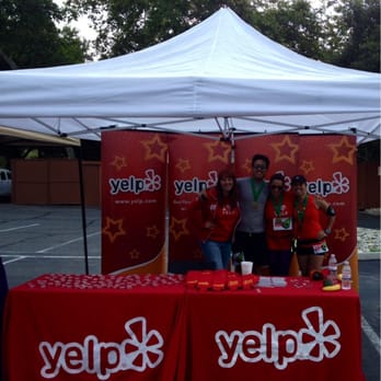 Avocado Half Marathon & 5K - Yelp booth! - Races & Competitions Near Me - Fallbrook, California