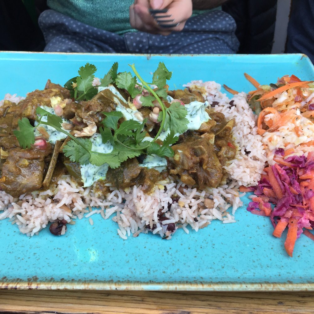 The Drop - Currying Goat box - Caribbean Near Me - Manchester, XGM