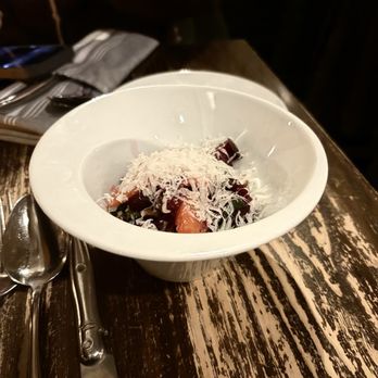 La Bodega - A Little Beet+Pistachio+Orange+Grated Queso In Every Bite - Spanish Near Me - Watertown, Massachusetts