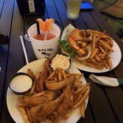 Pineda Inn Bar & Grill - Chicken tenders and po boy