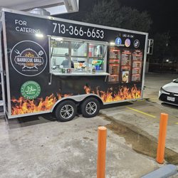barbecue grill station