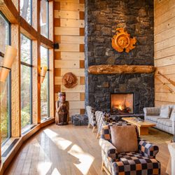 The Wickaninnish Inn - A quiet moment in the Beach Building lobby
